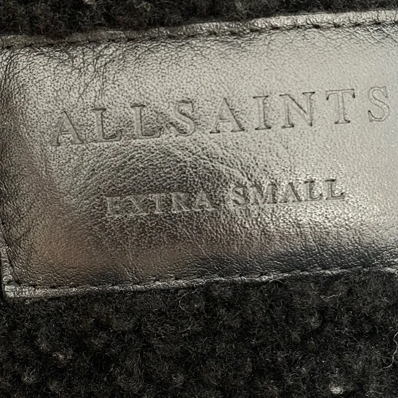 AllSaints Men's Shearling Jacket - Picture 6 of 8